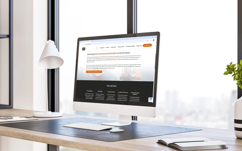 Création site internet SN Terrassement