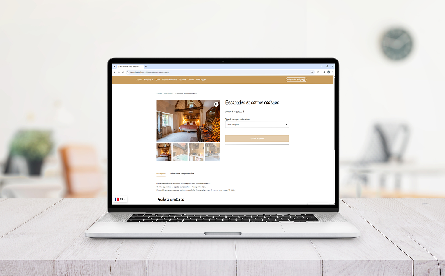 Création site Le Moulin de l'O