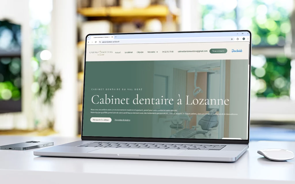 Création site internet cabinet dentaire Lozanne
